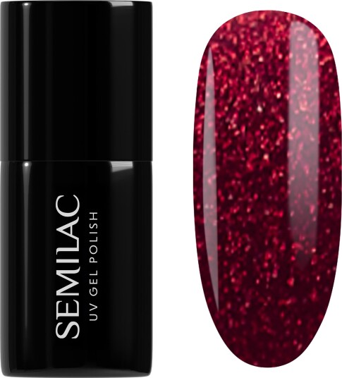 SEMILAC UV Gel Polish Holly Berry Red