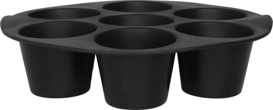 Maku Silikonmuffinsform til airfryer, svart