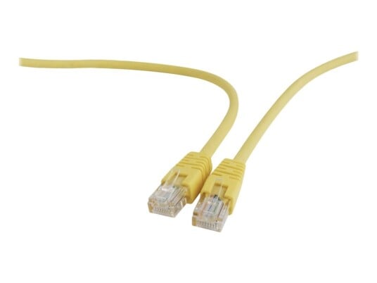 Gembird Koblingskabel Rj-45 Hann Til Rj-45 Hann 25 Cm Utp Cat 5E Formstøpt Gul