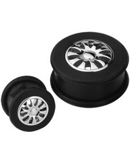Awesome Rims Silikon Plugg Black/Steel 20 mm