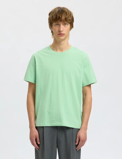Selected Slhaspen Ss O-Neck Tee Noos - Green - S