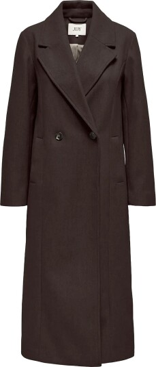JDY Jdyviola Life X Long Coat Otw Hab   CHOCOLATE TORTE   S