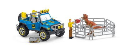 Schleich lekesett for terrengkjøretøy med dinosaurutpost 41464