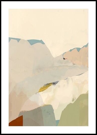 Peachy Mountain Range 2 Poster Plakat / 50x70cm
