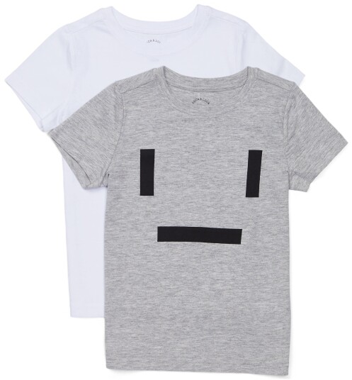 Luca &  Lola Adolfo T-Skjorte 2-pack Grey 98-104