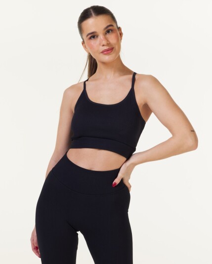 Bumpro Perfect Rib Bra Blackout - S