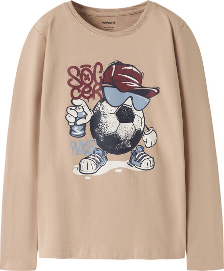 Name It Nkmvux Ls Top Beige 158 164