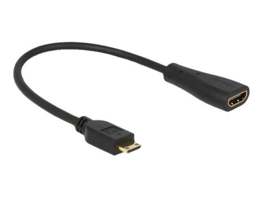 Delock HDMI-kabel med Ethernet - 23 cm
