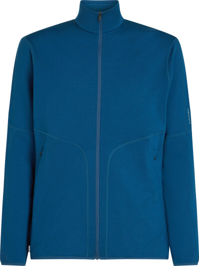Icebreaker Men's Merino 560 Realfleece Elemental II Long Sleeve Zip Atlantis S