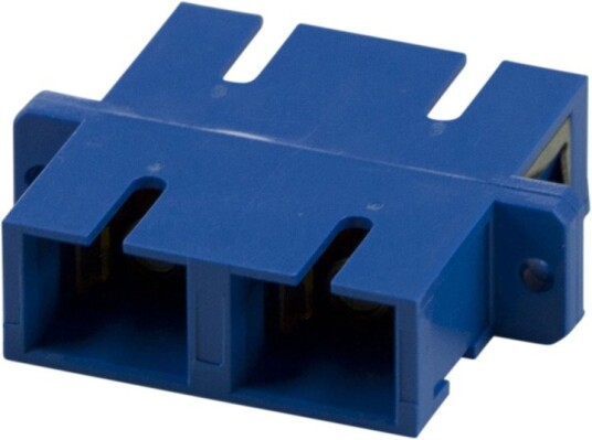 Deltaco SC/SC Duplex Fiber Coupler for Singlemode - Keramikk