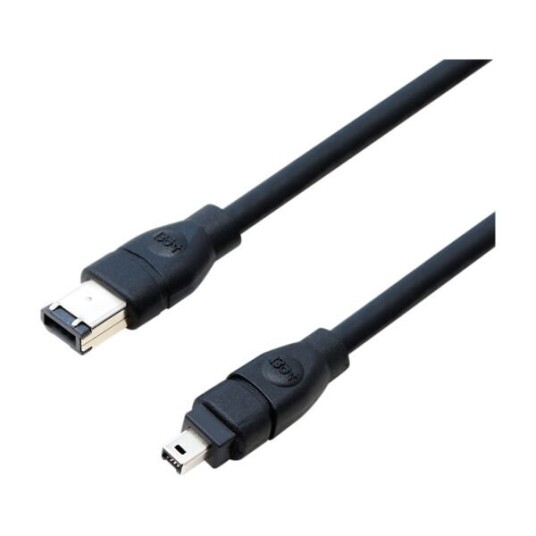 ELETRA IEEE 1394A 4P M - 6P M 5M KABEL, SVART