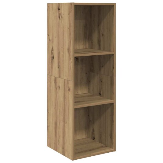 TV benk sett Veggmontert 3 pcs artisan eik 37 x 37 x 142.5 cm TV benk sett Veggmontert 3 pcs artisan eik 37 x 37 x 142.5 cm