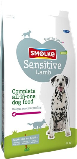 Smolke Tørrfôr Smølke Dog Sensitive Dobbeltpakke Lam 2 X 12 kg Smolke Tørrfôr Smølke Dog Sensitive Dobbeltpakke Lam 2 X 12 kg