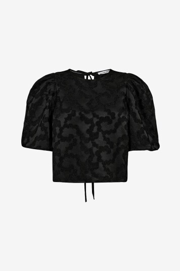 Co’couture Bluse BlankaCC Bow Blouse Svart