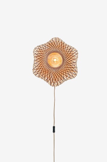 Good&Mojo   Vegglampe Madura   Svart