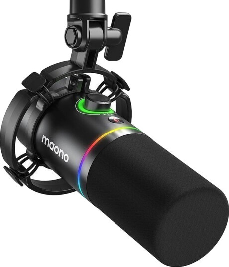 Maono PD200x Dynamisk Mikrofon med USB for Podcasting - Svart