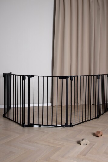 Beemoo SAFE Protect Skrugrind/romdeler 5 Paneler Black Beemoo SAFE Protect Skrugrind/romdeler 5 Paneler Black