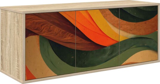 vidaXL Vegghengt TV skap BONN 102 x 33 x 40 cm Sonoma eik