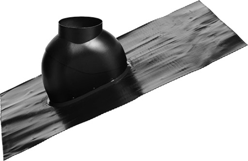 Aluminiumsbeslag Ø160 for balansert røykrør fas 10–48° Fast Flash