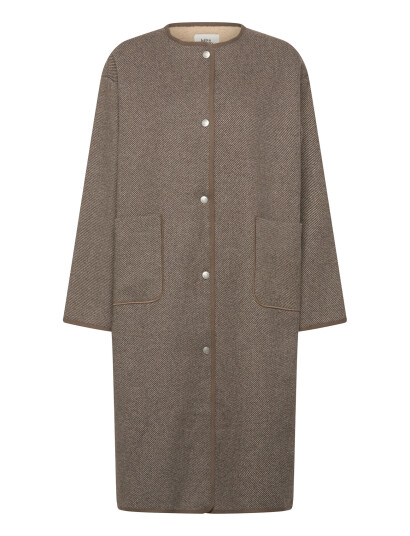 Lollys Laundry Lockerbiell Coat Ls Brown S Lollys Laundry Lockerbiell Coat Ls Brown S