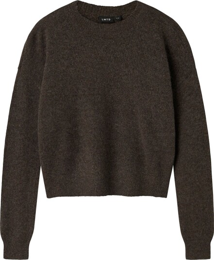 LMTD Nlflodet Ls Short Knit Noos   Brown   158 164