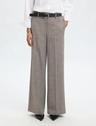 Selected Slfrae Eliana Sun Hw Wide Pant Brown 34 Selected Slfrae Eliana Sun Hw Wide Pant Brown 34