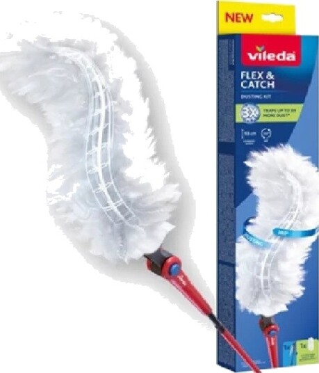 Vileda Flex & Catch Støvkoster Med Langt Skaft + 1 Innsat 179434 Vileda Flex & Catch Støvkoster Med Langt Skaft + 1 Innsat 179434