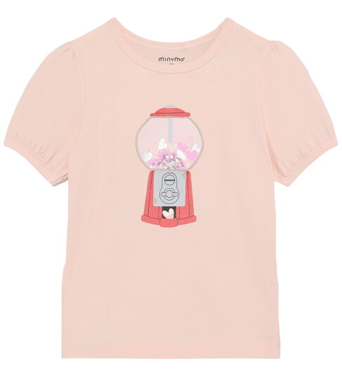 Minymo T skjorte Peach Pisk 4 år 104 T skjorte Rosa