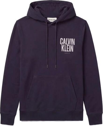 Calvin Klein Jeans Ls 350Fleece Eu Bold Clvn Kln Ho   Navy   M