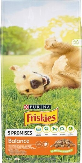 Nestle Purina Tørrfôr For Hund Purina Friskies Balance Med Grønnsaker Kylling 15 kg