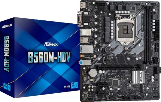 ASRock B560M HDV Intel LGA1200 DDR4 Micro ATX ASRock B560M HDV Intel LGA1200 DDR4 Micro ATX