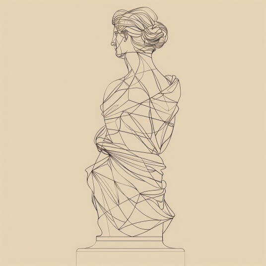 Namly Design Plakat Abstrakt Figur POSTERSQUAREVQYTWB