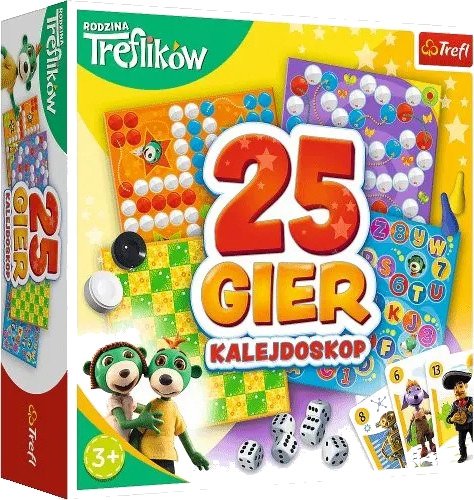 Trefl Brettspill 25 Spill Treflik-familien