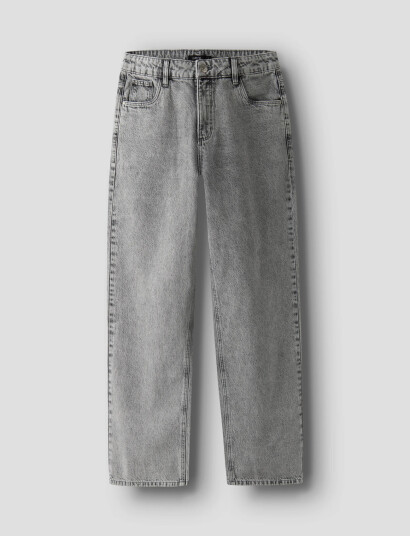 LMTD Nlmbirm Dnm R Loose Pant Noos Grey 128 LMTD Nlmbirm Dnm R Loose Pant Noos Grey 128