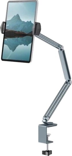 Desire2 Tablet Holder Flex Arm Mount for 12.9" Silver