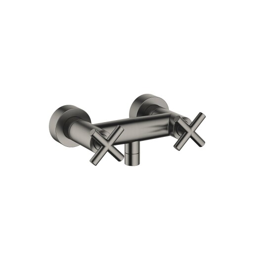 Dornbracht Tara. Dusjbatteri Dark Platinum Matt