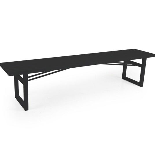 Brafab Vevi Benk 41 X 200 cm svart Brafab Brafab Vevi Benk 41 X 200 cm svart Brafab
