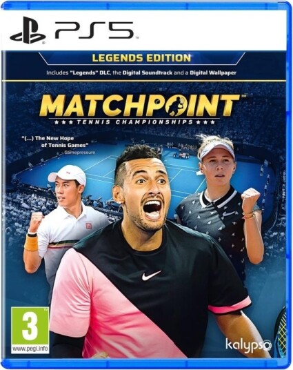 Matchpoint: Tennis Championships Legends Edition PS5 Spill Matchpoint: Tennis Championships Legends Edition PS5 Spill