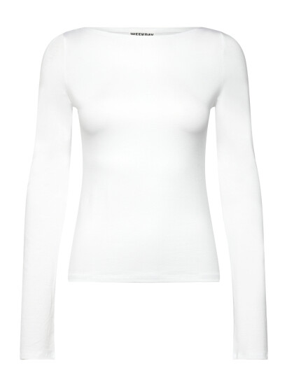 Weekday Soft Long Sleeve Top White M