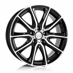 Aluett 18 Black 6.5x16 5/112 ET54 B70.4 Aluett 18 Black 6.5x16 5/112 ET54 B70.4