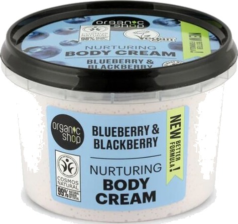 Organic Shop body cream blueberry & blackberry 250 ml Organic Shop body cream blueberry & blackberry 250 ml