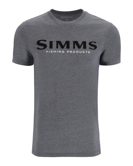 Simms Logo T Shirt Loden Heather