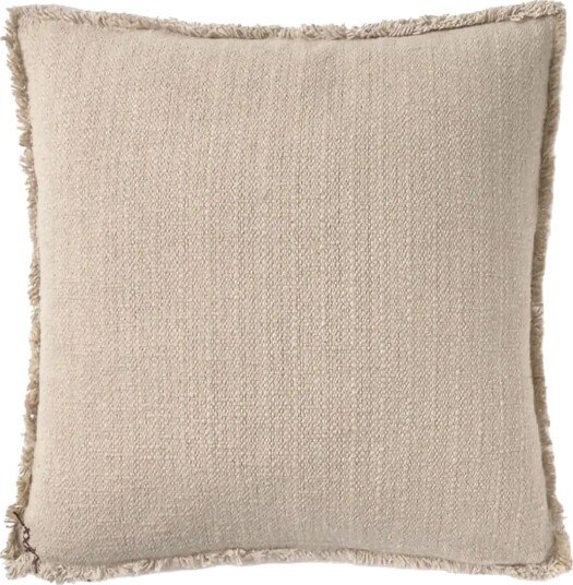 Lorena Canals Handloom Square Cushion Beige   Beige   45X 45CM