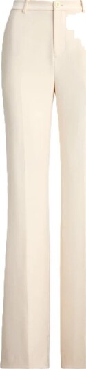 Lauren Ralph Lauren City Crepe Wvn Pants Cream 36