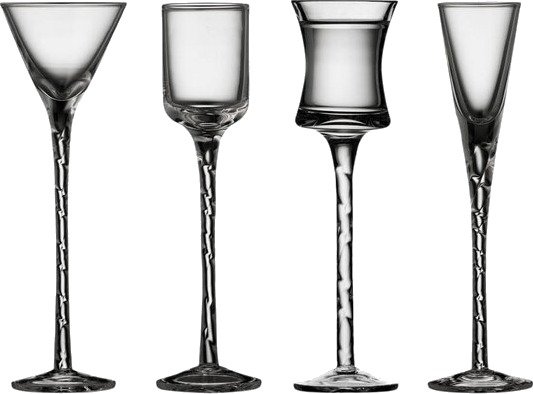 Lyngby Glas - Nora snapseglass 5 cl 4 stk klar
