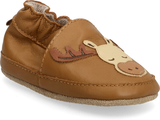 Melton Moose Leather Slippers Beige 23/24 Melton Moose Leather Slippers Beige 23/24