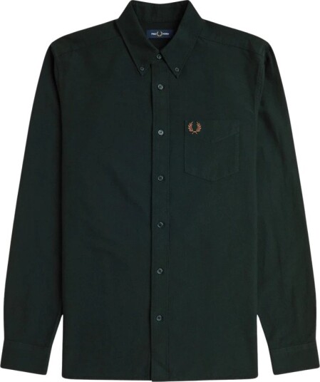 Fred Perry Oxford Shirt Green M