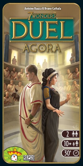 7 Wonders Duel: Agora utvidelse ( 2) - Brettspill fra Outland