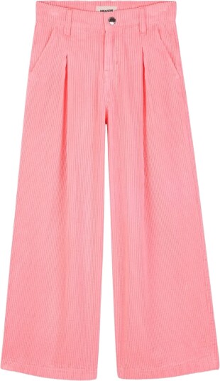 Zadig & Voltaire Kids Velvet Trousers Pink 140 Zadig & Voltaire Kids Velvet Trousers Pink 140