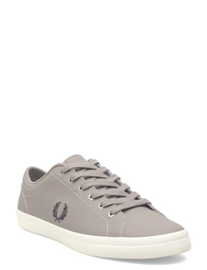 Fred Perry Baseline Leather Grey 42